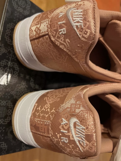Nike Air Force 1 Low CLOT Rose Gold Silk (Regular Box)  CJ5290-600 review Connor Warren 01