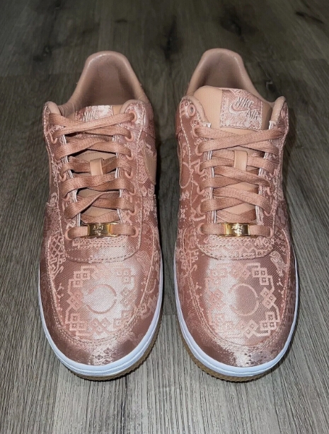Nike Air Force 1 Low CLOT Rose Gold Silk (Regular Box)  CJ5290-600 review Trevor Bowman 00