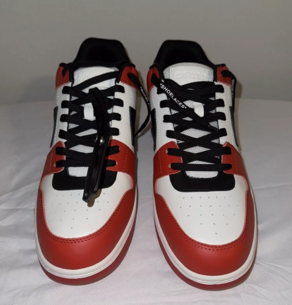 OFF-WHITE Out Of Office OOO Low Tops Red Black (2024) OMIA189C99LEA013-2510 review Emily Davis 02