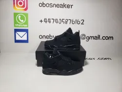 Air Jordan 4 Retro Black Cat (2020) CU1110-010 review obosneaker 03