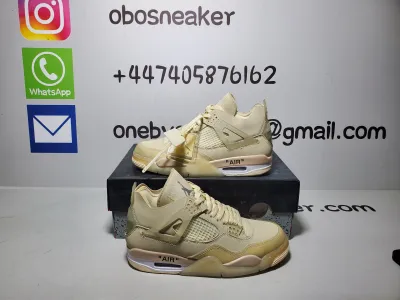 Jordan 4 Retro Off-White Sail (Women's)  CV9388-100  review obosneaker 00