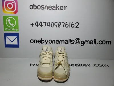 Jordan 4 Retro Off-White Sail (Women's)  CV9388-100  review obosneaker 01