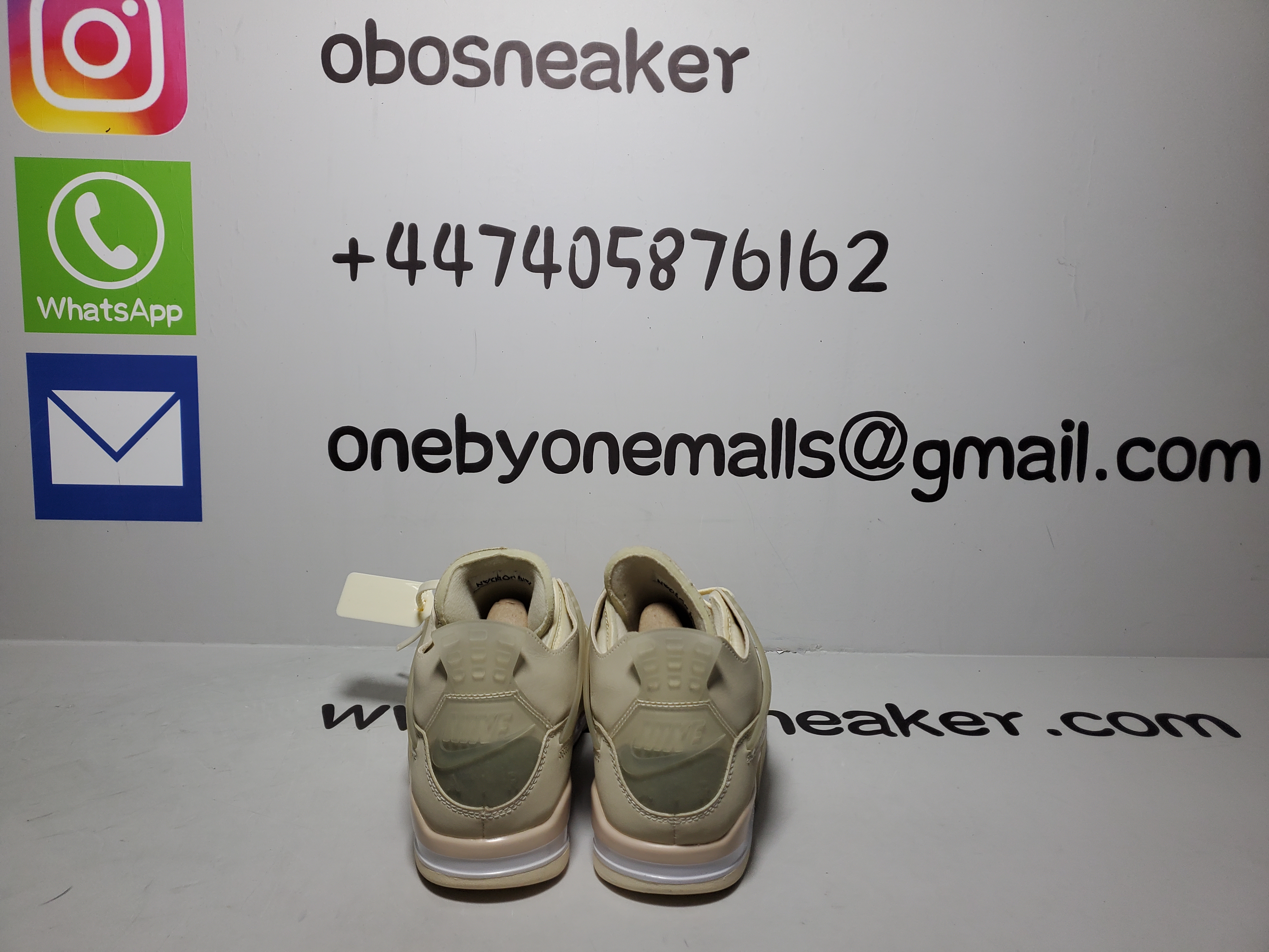 Jordan 4 Retro Off-White Sail (Women's)  CV9388-100  review obosneaker 02