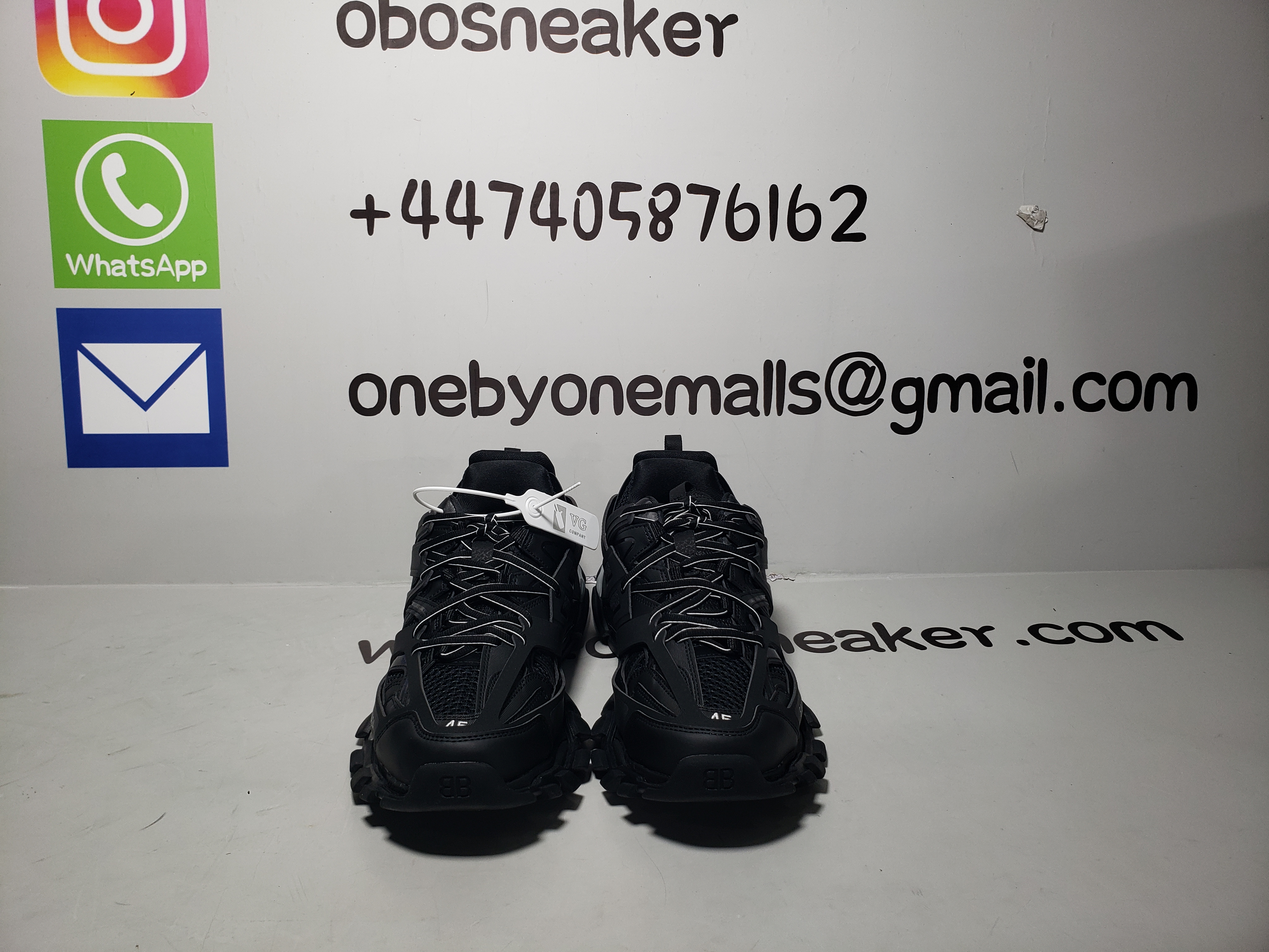 Balenciaga Tess S.Black 555032 W1GB7 1000 (With LED) review obosneaker 01