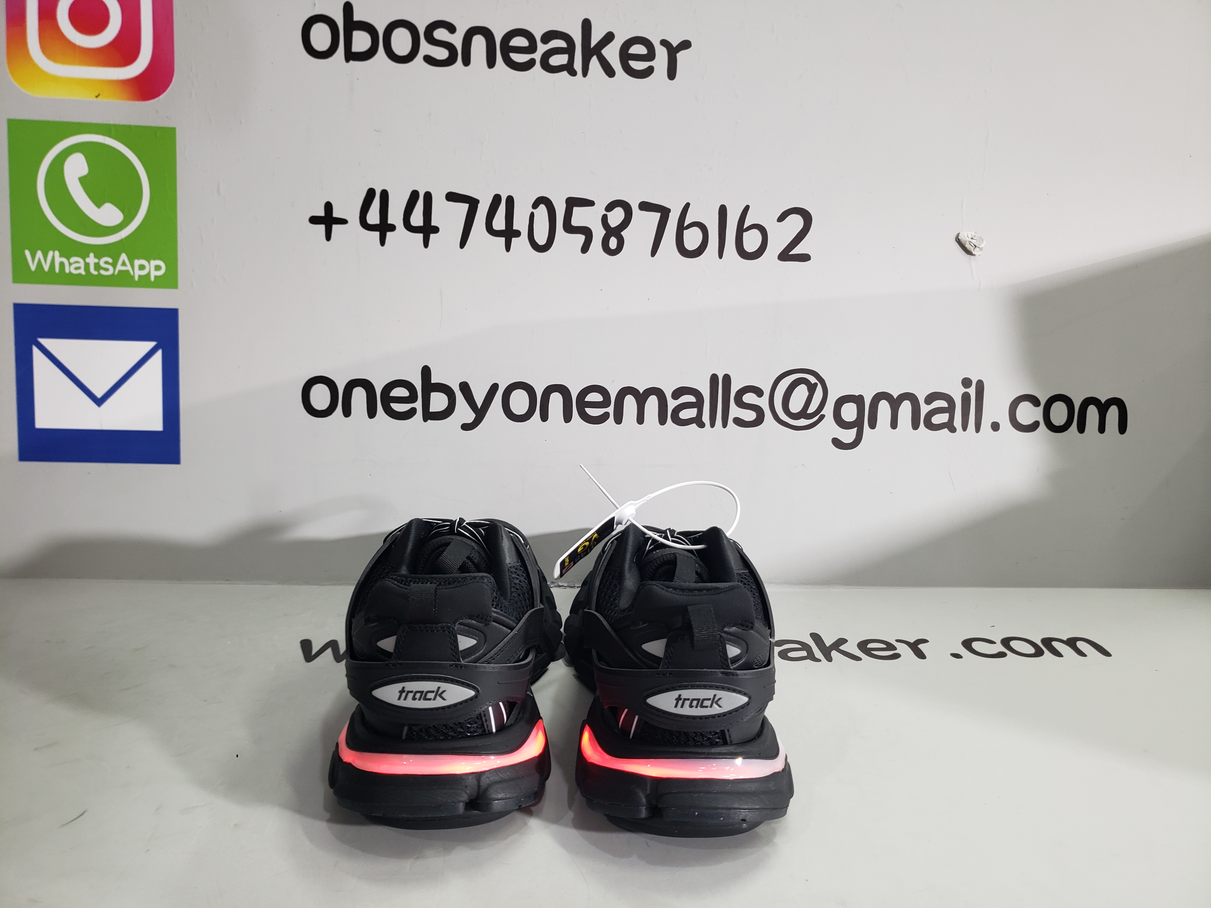 Balenciaga Tess S.Black 555032 W1GB7 1000 (With LED) review obosneaker 02