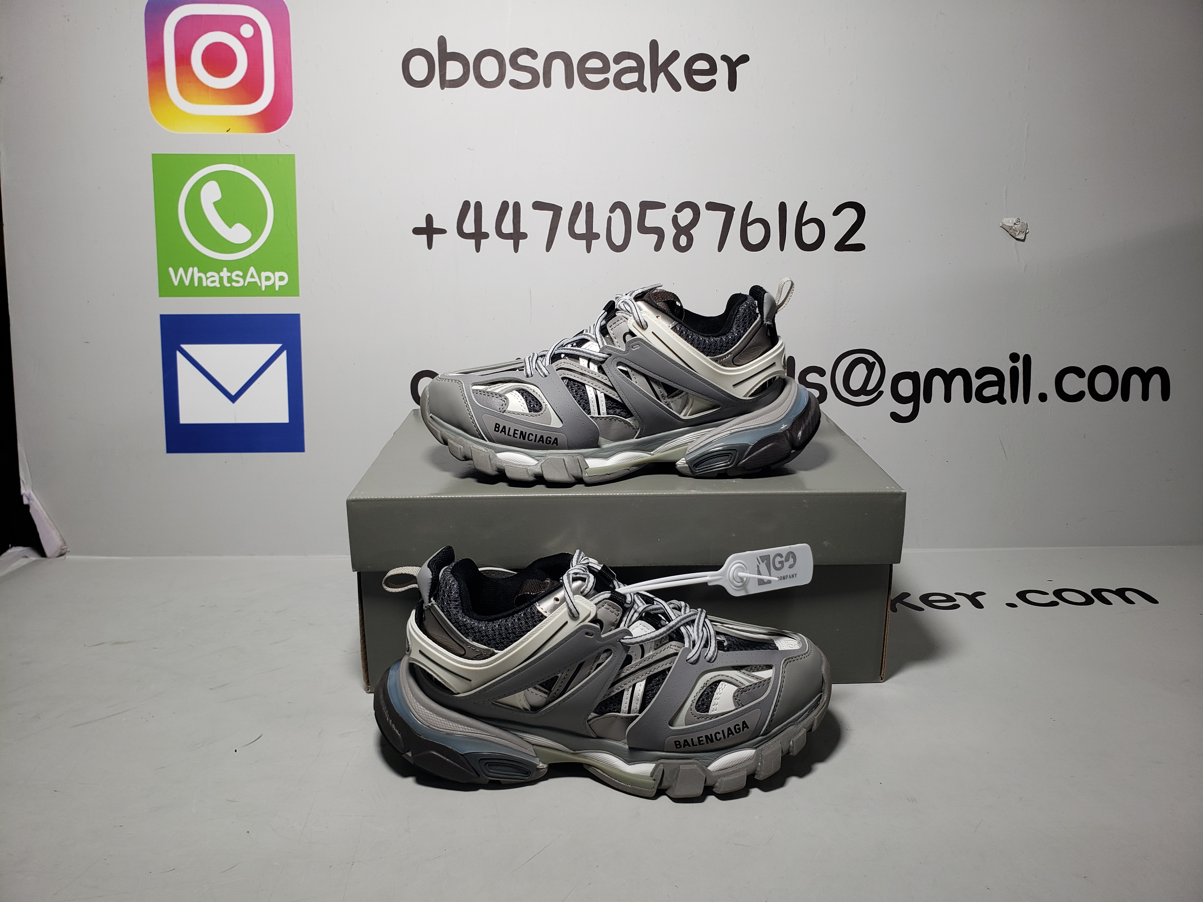 Balenciaga Track Sneaker Grey White Black review obosneaker 00