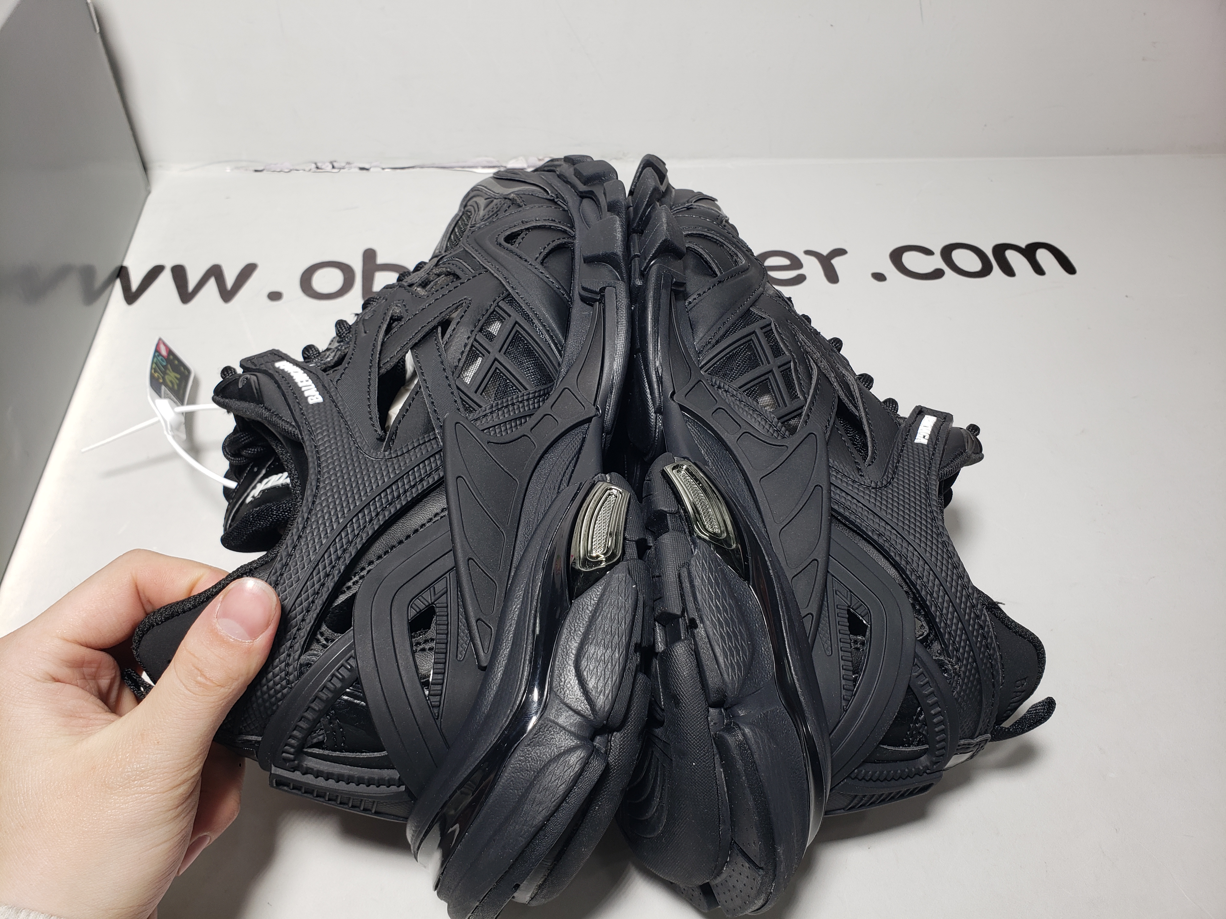 Balenciaga Track 2 Sneaker Black 570391 W2GN1 1000 review obosneaker 00