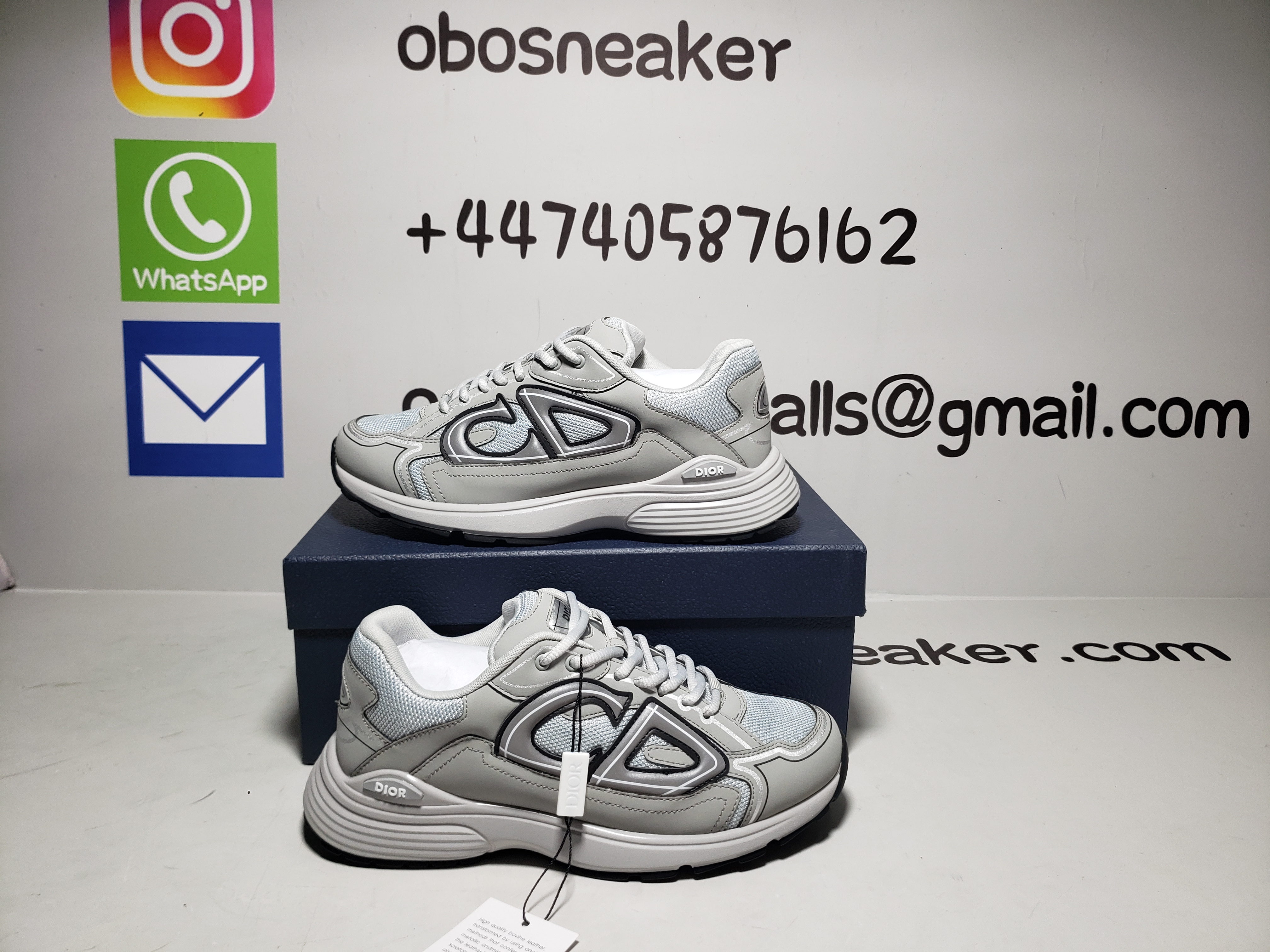 Dior B30 Gray Gray   3SN279ZND-H860 review obosneaker 00