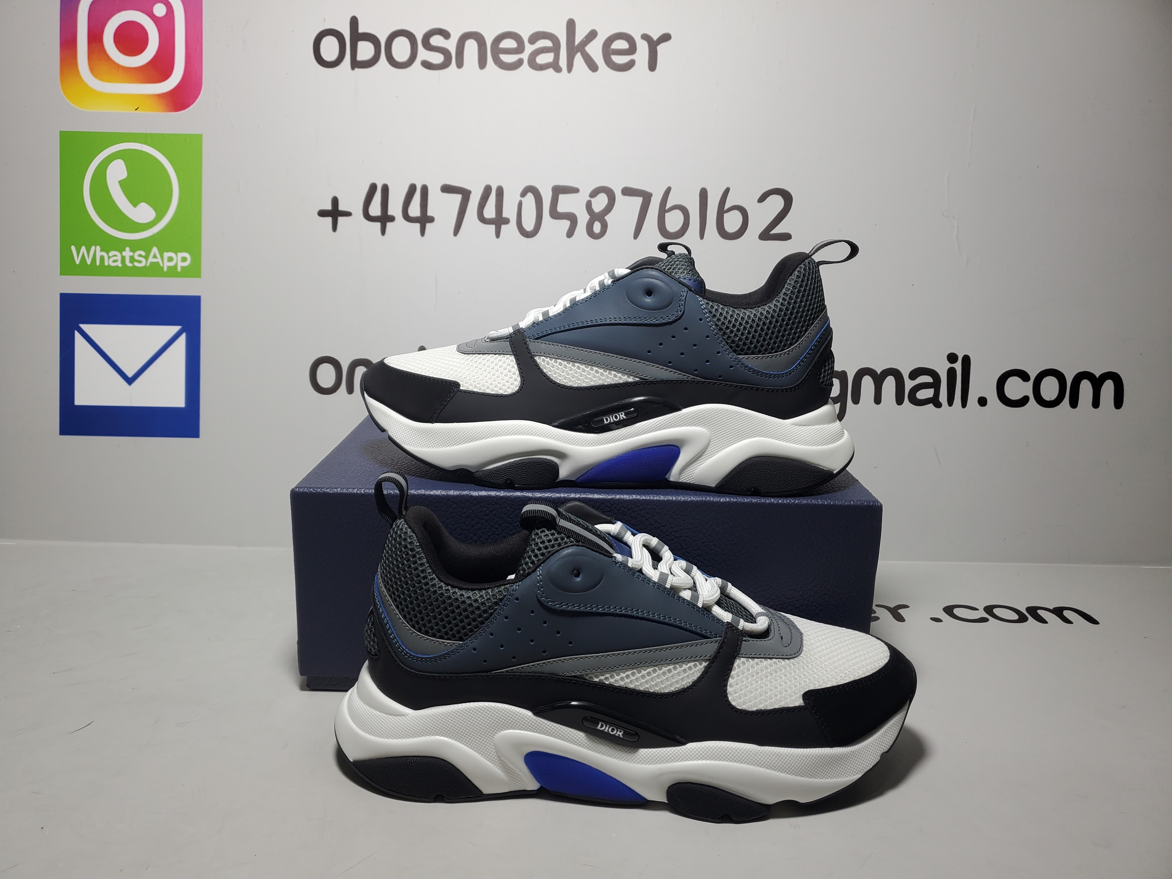 Dior B22 Blue Black 3SN231YUL_H569 review obosneaker 00