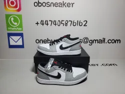 Air Jordan 1 Low Light Smoke Grey 553558-030 review obosneaker 01