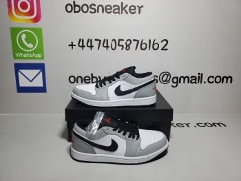 Air Jordan 1 Low Light Smoke Grey 553558-030 review obosneaker 01