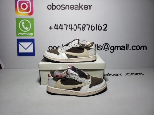 TOP Version Air Jordan 1 Retro Low OG SP Travis Scott Reverse Mocha DM7866-162 review 