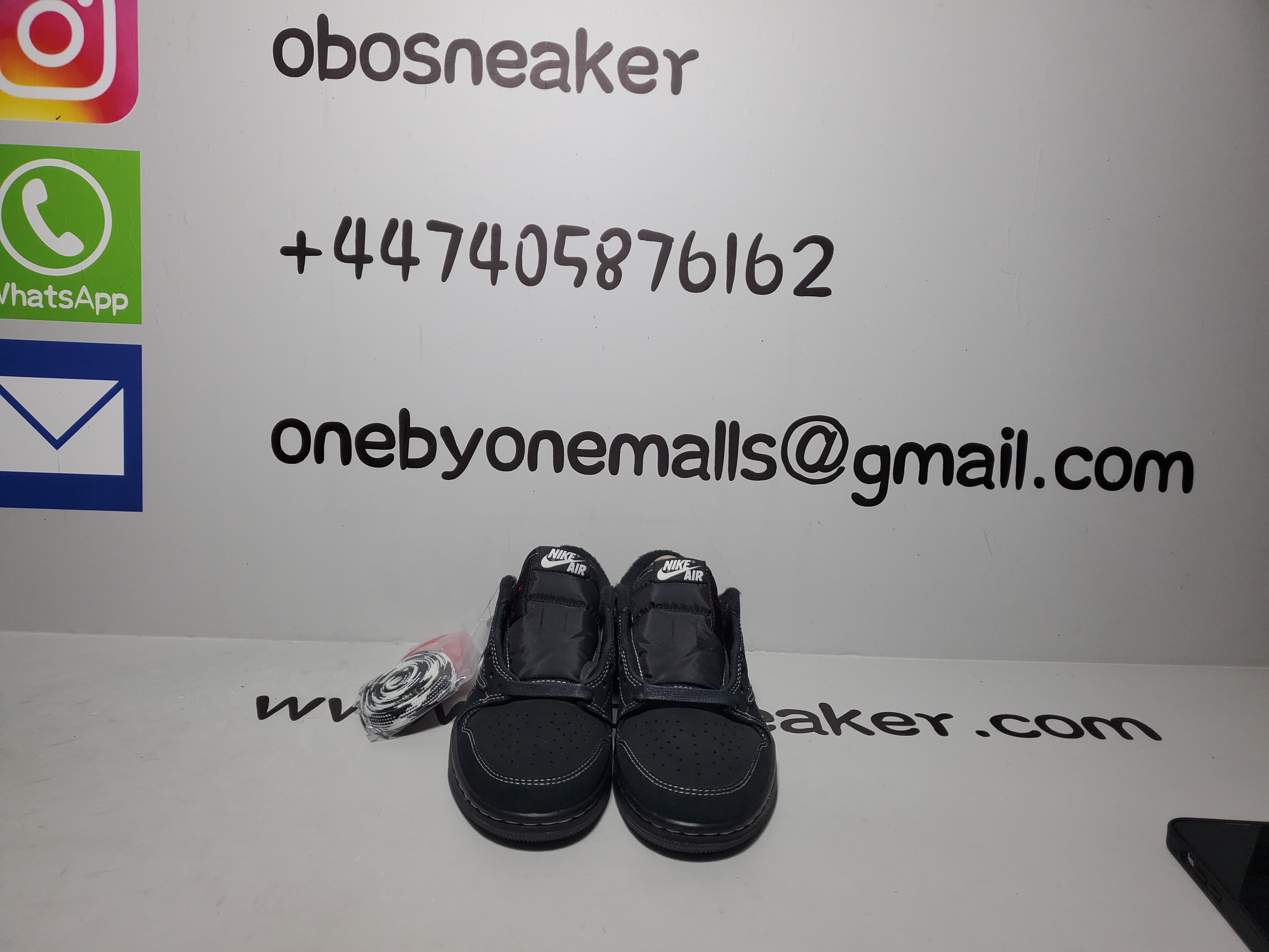 【$59 SALE】Air Jordan 1 Retro Low OG SP Travis Scott Black Phantom DM7866-001 review obosneaker 01