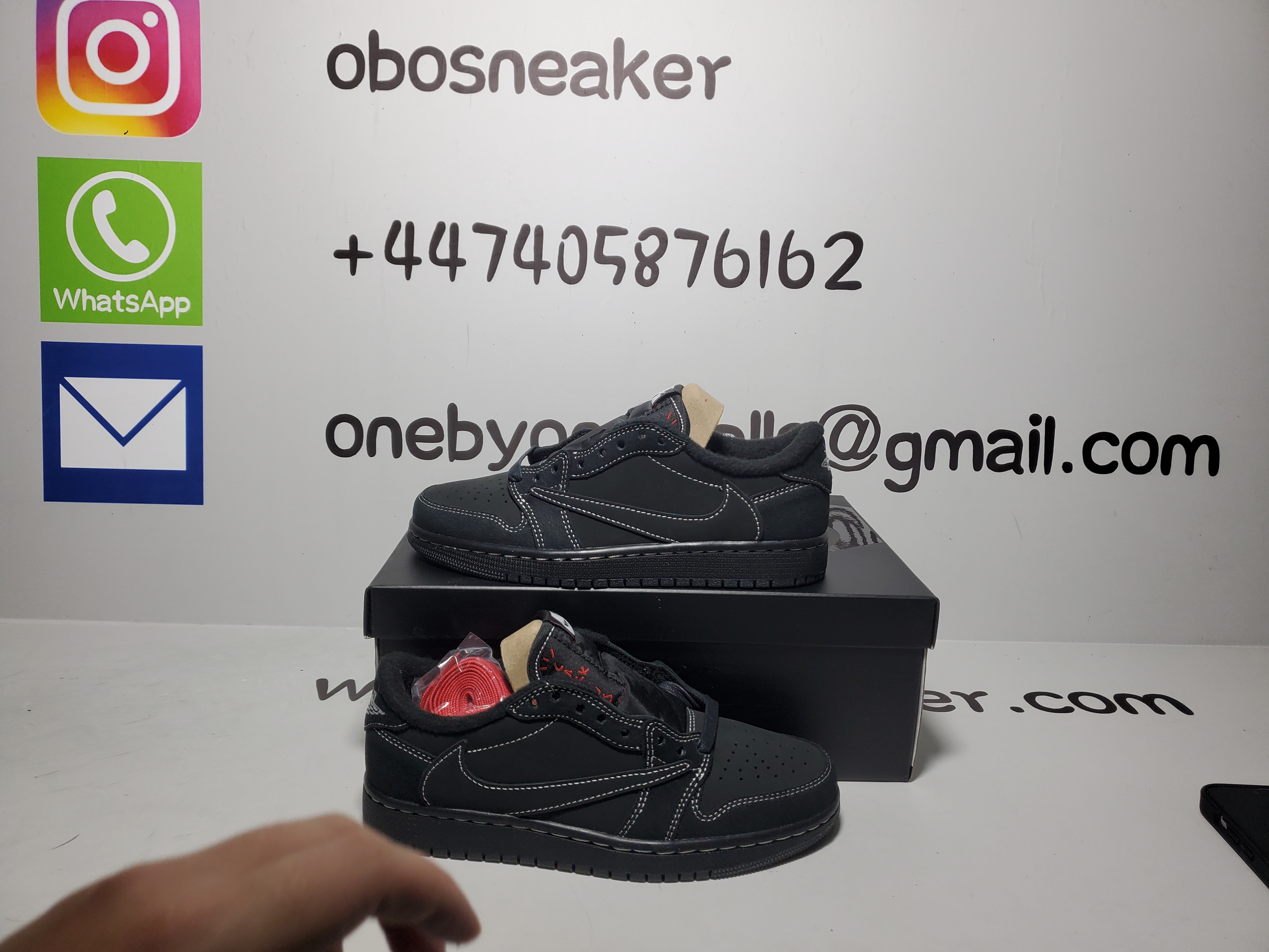 【$59 SALE】Air Jordan 1 Retro Low OG SP Travis Scott Black Phantom DM7866-001 review obosneaker 00