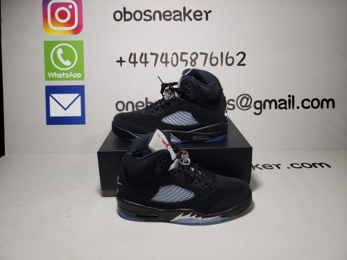 Air Jordan 5 Retro Black Metallic 845035-003 review 