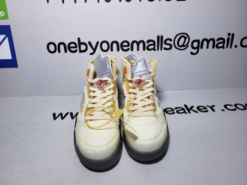 Air Jordan 5 Retro Off-White Sail DH8565-100 review 