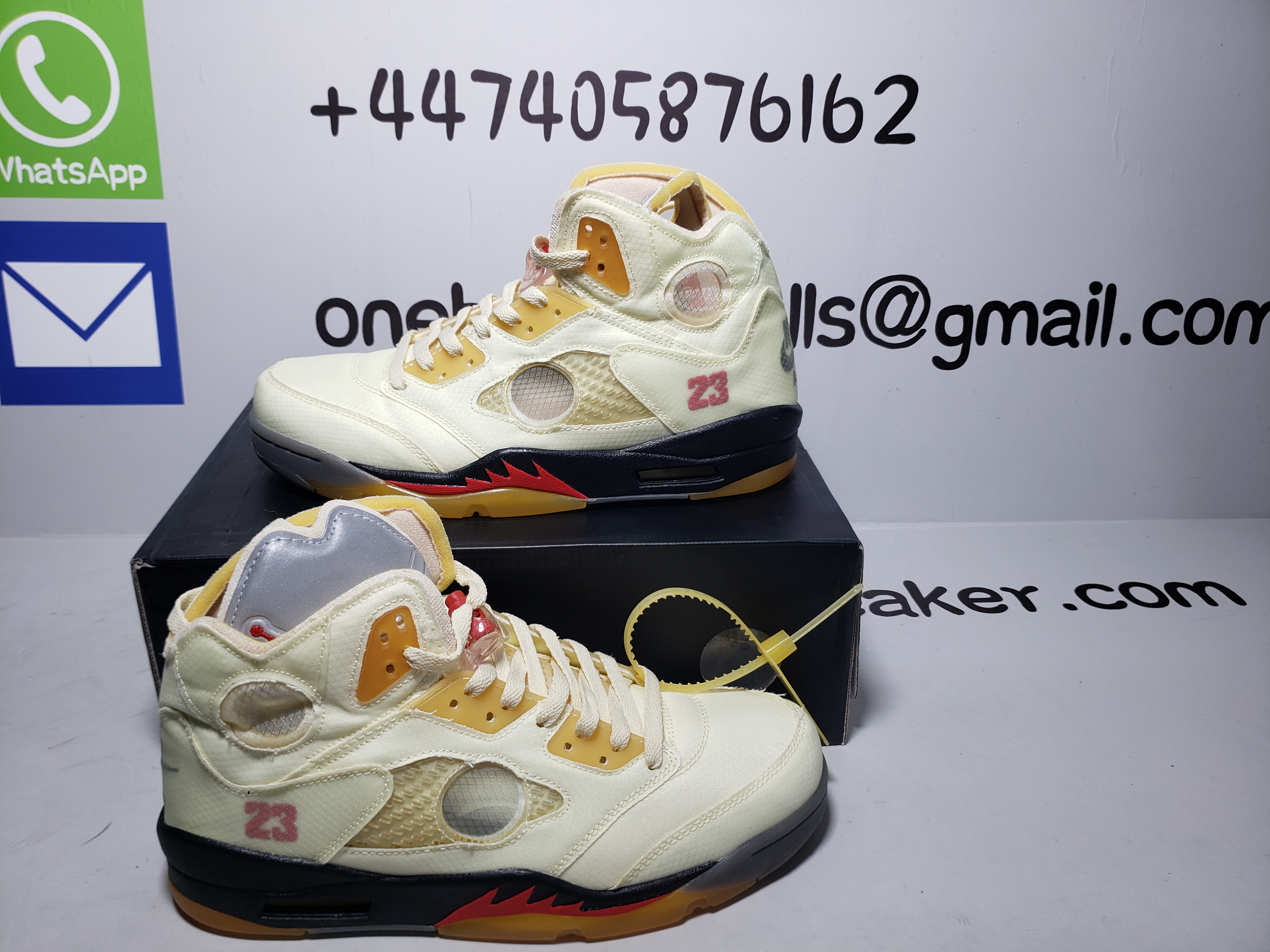 Air Jordan 5 Retro Off-White Sail DH8565-100 review obosneaker 01