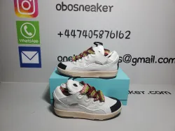 Lanvin Leather Curb White Ivory FM-SKRK11-DRAG-A2000 review obosneaker 01