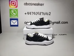 Maison Mihara Yasuhiro Hank OG Sole Suede Low Black White A05FW702 review obosneaker 01