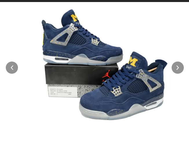 Jordan 4 Retro Michigan (PE) 1036660 review Dante pankey