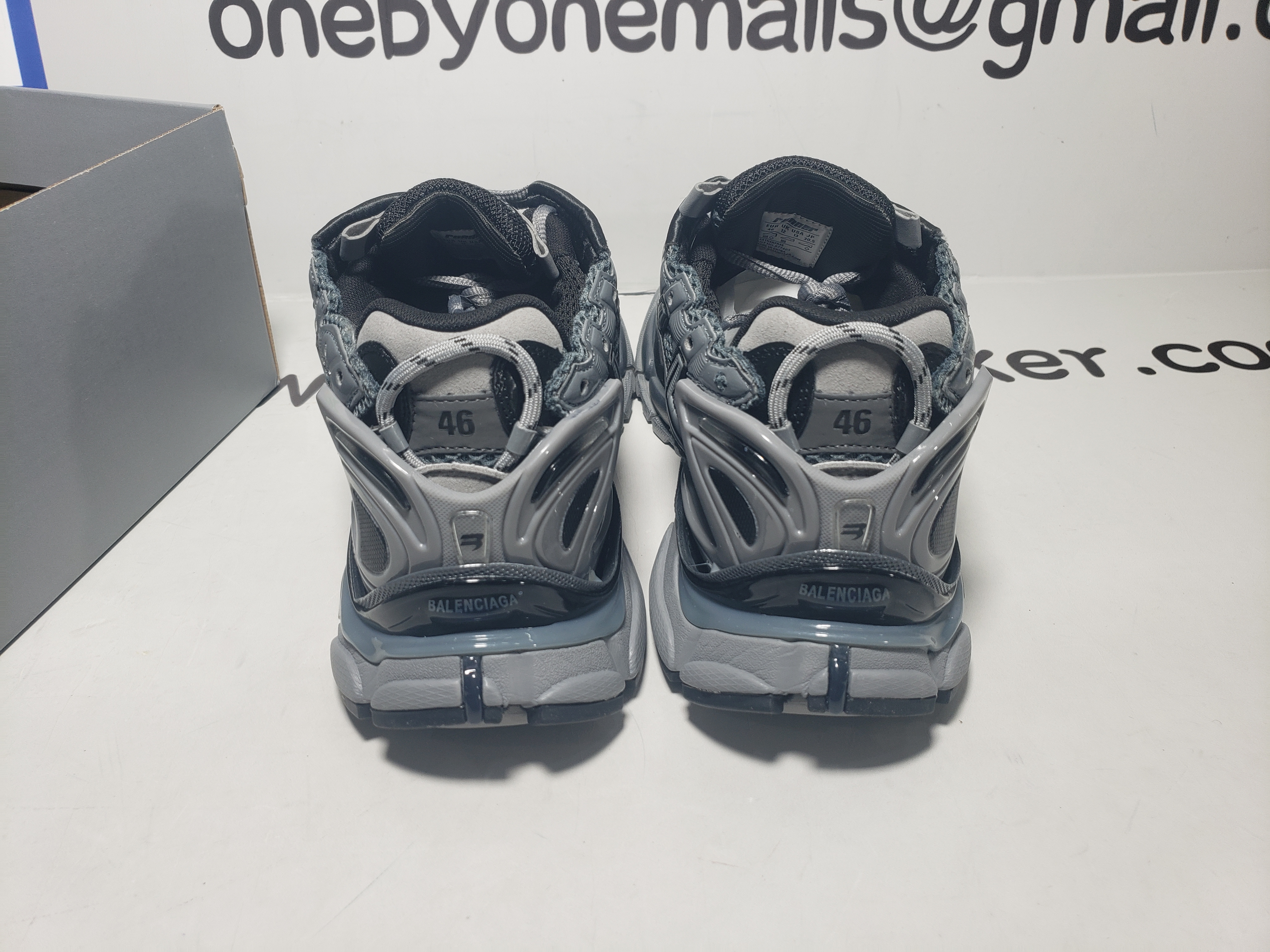 Balenciaga Runner All Black Gray 677402 W3RB2 1515 review obosneaker 00