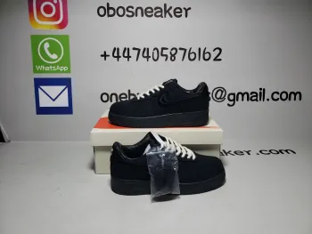 Nike Air Force 1 Low Stussy Black CZ9084-001 review obosneaker 03