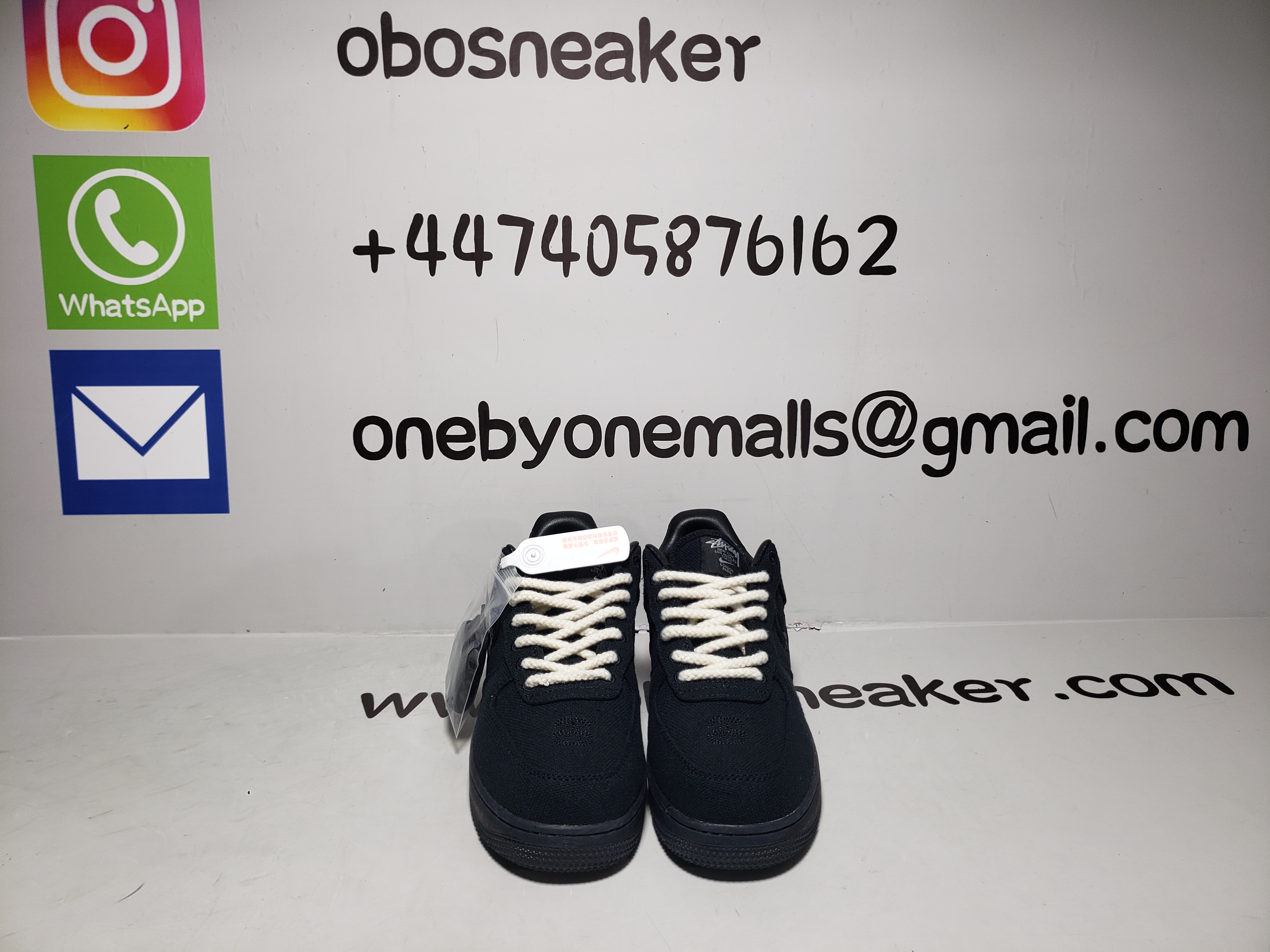 Nike Air Force 1 Low Stussy Black CZ9084-001 review obosneaker 01