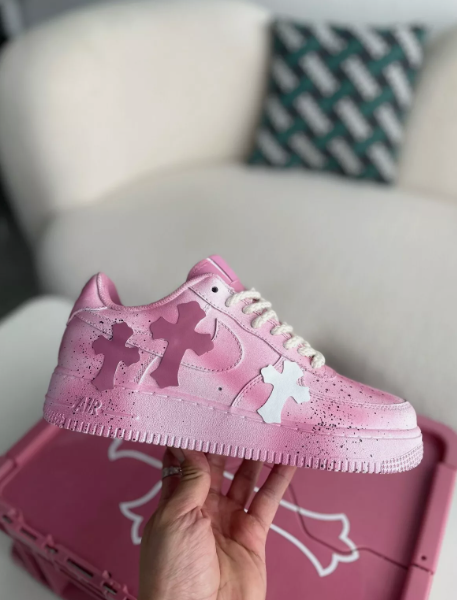 Air Force 1 x Chrome Hearts Pink review Benjamin 00