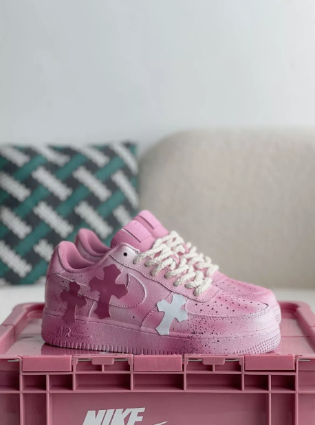 Air Force 1 x Chrome Hearts Pink review Benjamin 01