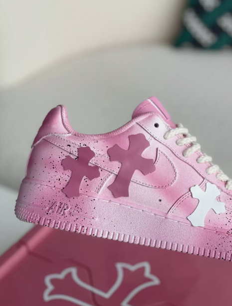 Air Force 1 x Chrome Hearts Pink review Benjamin 02