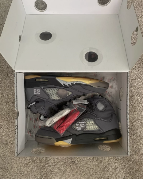 Air Jordan 5 Retro Off-White Black CT8480-001 review Henry 02