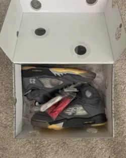 Air Jordan 5 Retro Off-White Black CT8480-001 review Henry 03