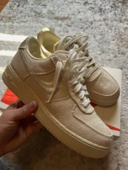 Nike Air Force 1 Low Stussy Fossil CZ9084-200 review David 01