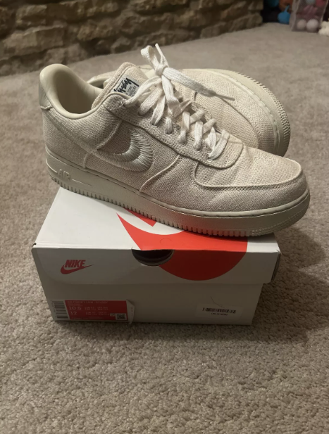 Nike Air Force 1 Low Stussy Fossil CZ9084-200 review John 00