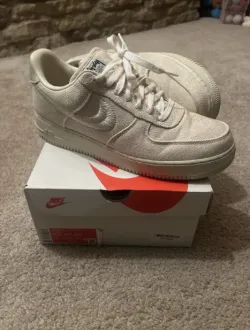 Nike Air Force 1 Low Stussy Fossil CZ9084-200 review John 01