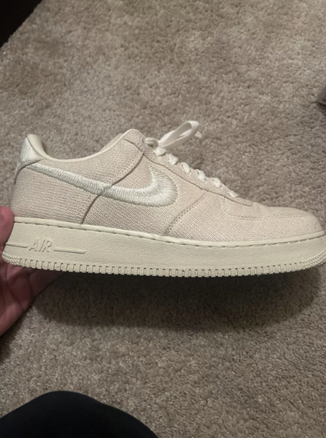 Nike Air Force 1 Low Stussy Fossil CZ9084-200 review John 01