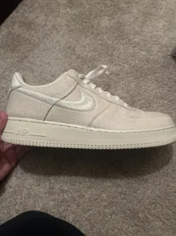 Nike Air Force 1 Low Stussy Fossil CZ9084-200 review John 02