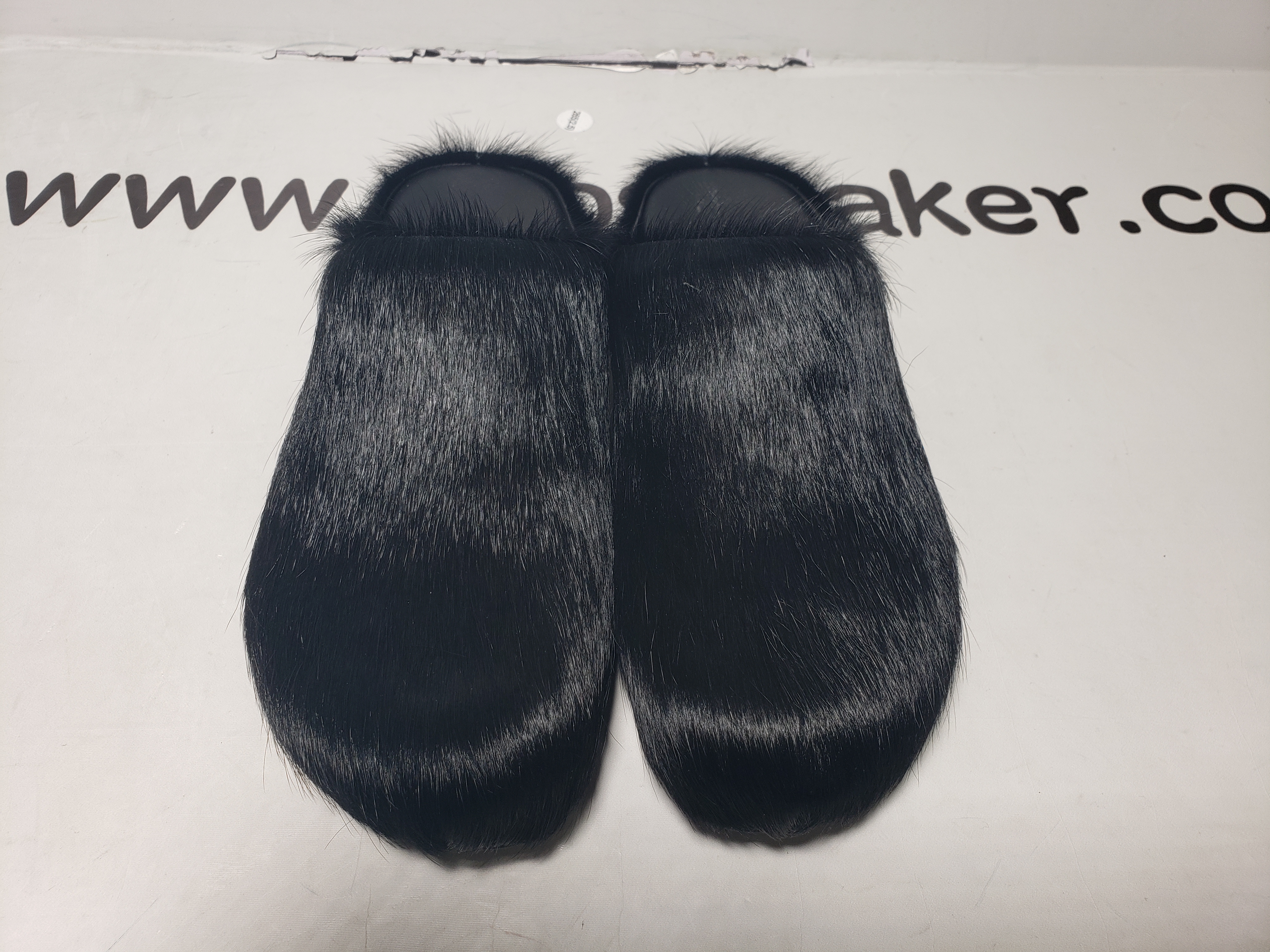 Marni Long-Hair Calfskin Fussbett Sabot Black SBMR000600P412200N99 review obosneaker 01