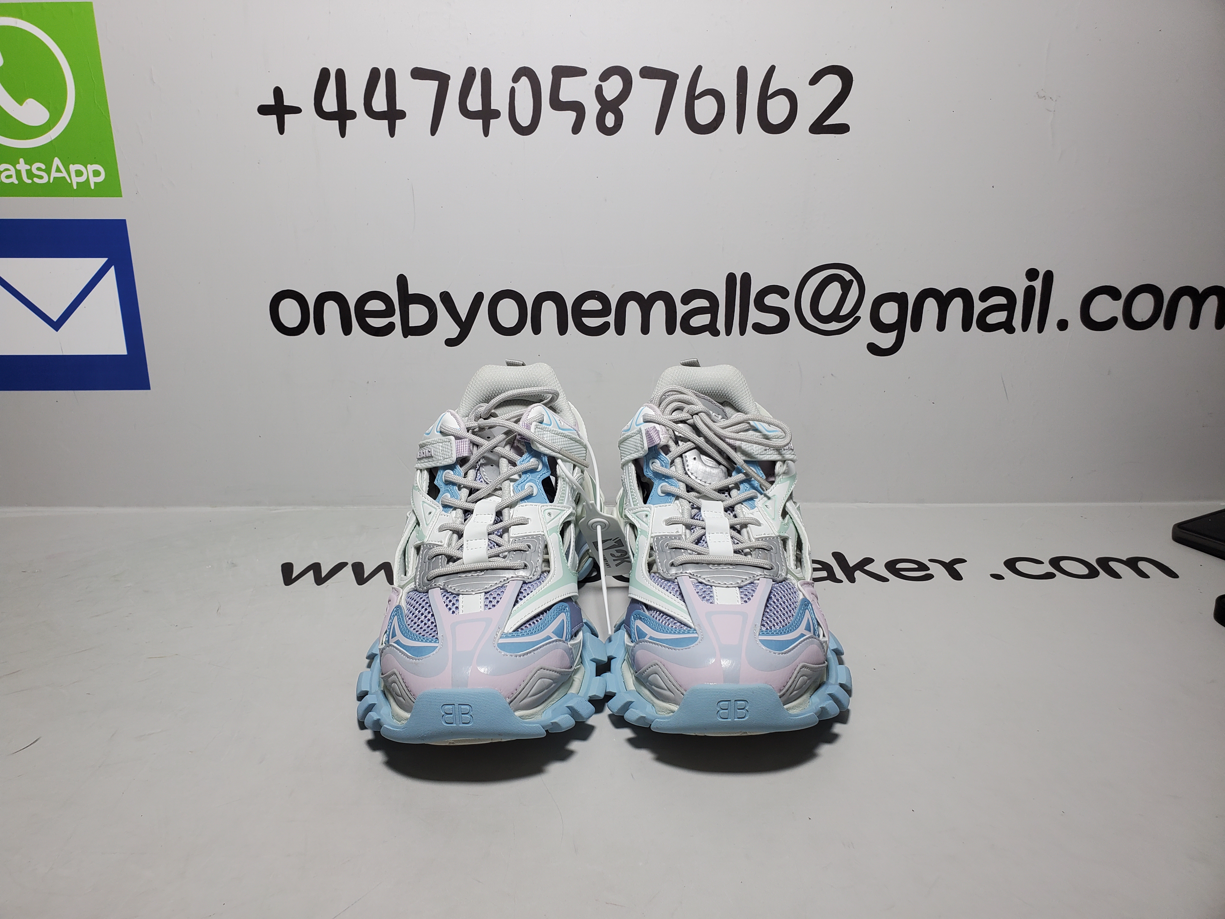 Balenciaga Track 2 Sneaker Military Black Pale White Purple 568615 W2GN3 9045 review obosneaker 01