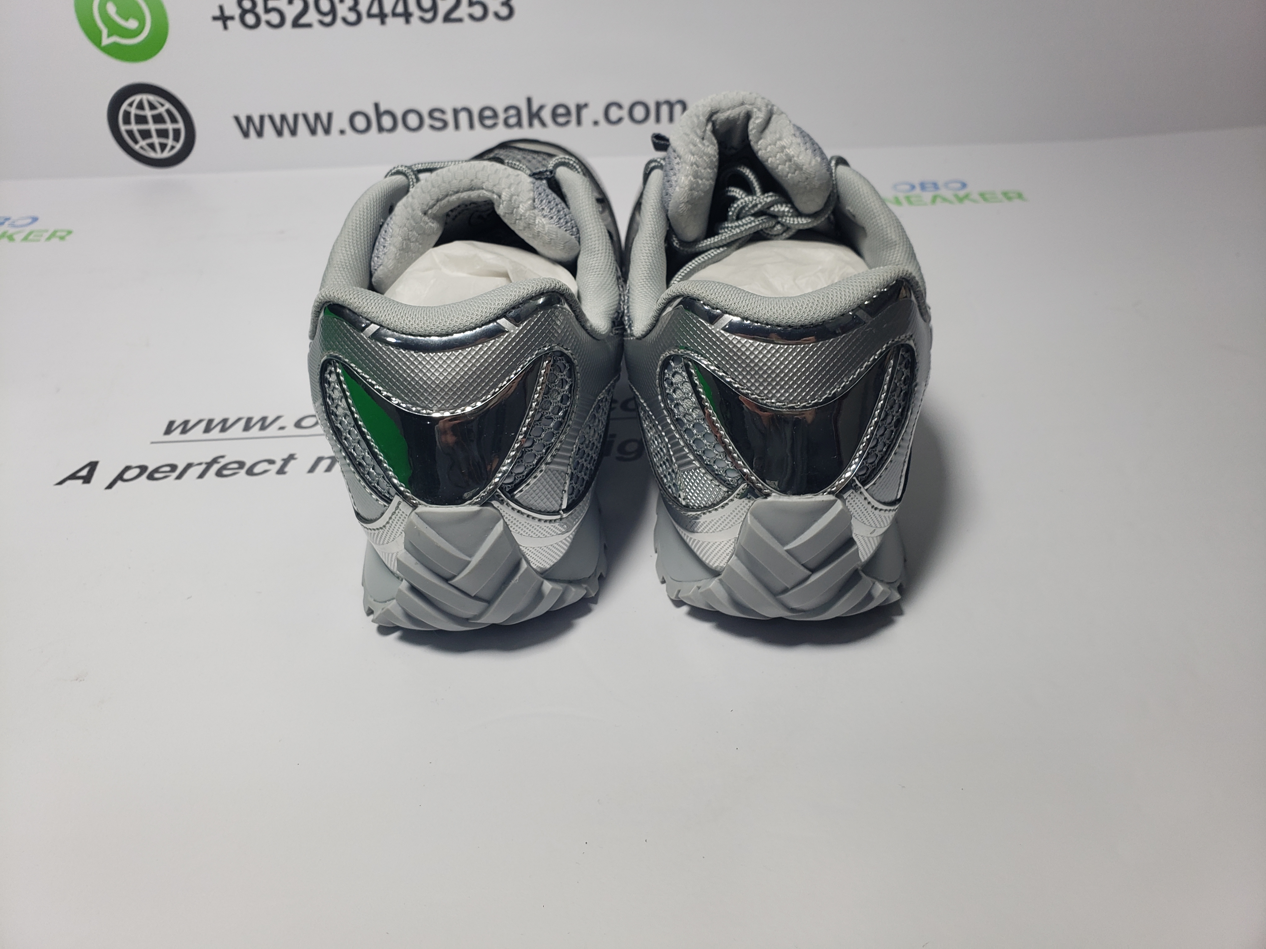 【FLASH SALE】Bottega Veneta Orbit Silver White (Women's)  755915V2X401425 review obosneaker 01