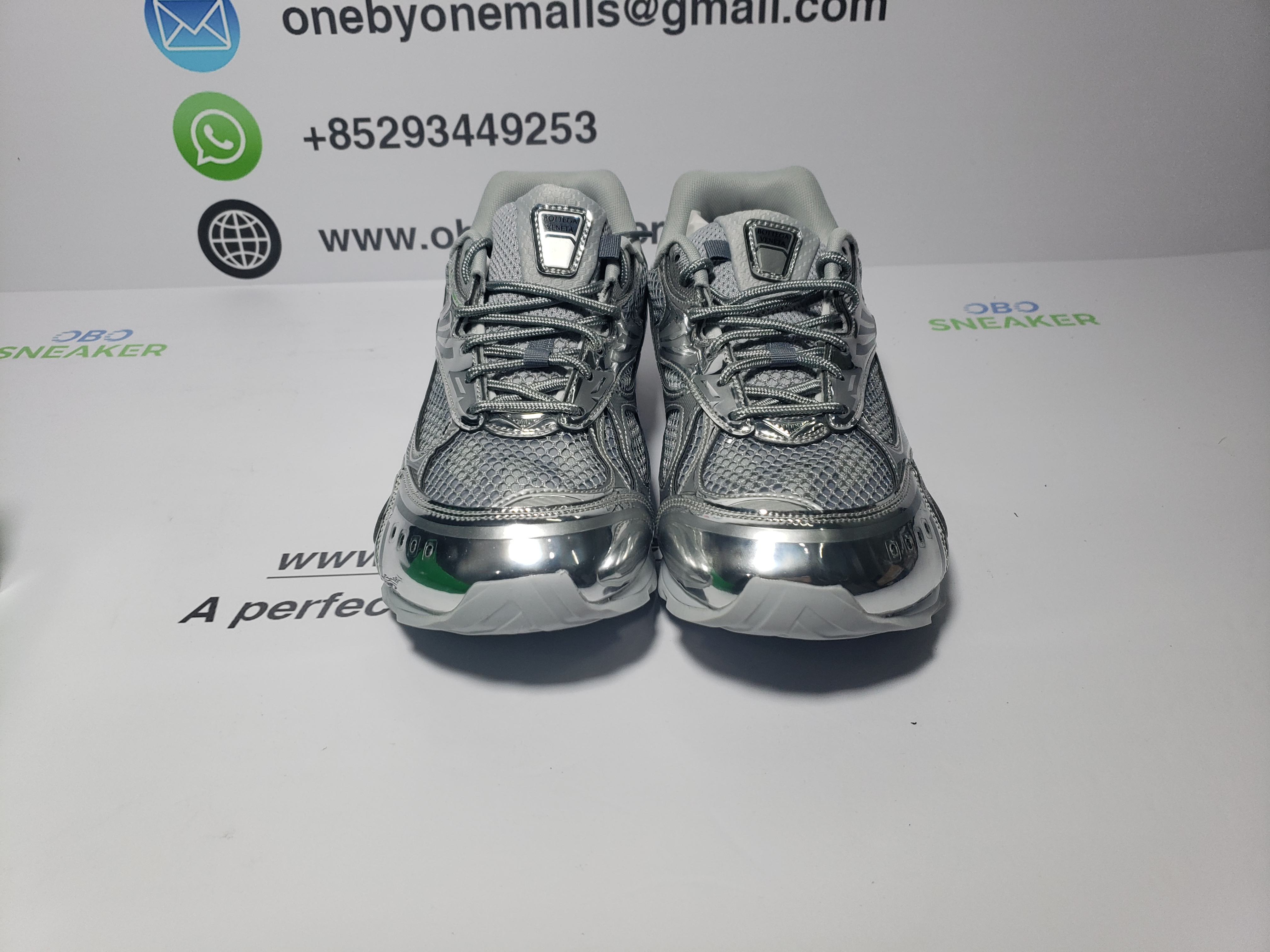 【FLASH SALE】Bottega Veneta Orbit Silver White (Women's)  755915V2X401425 review obosneaker 00