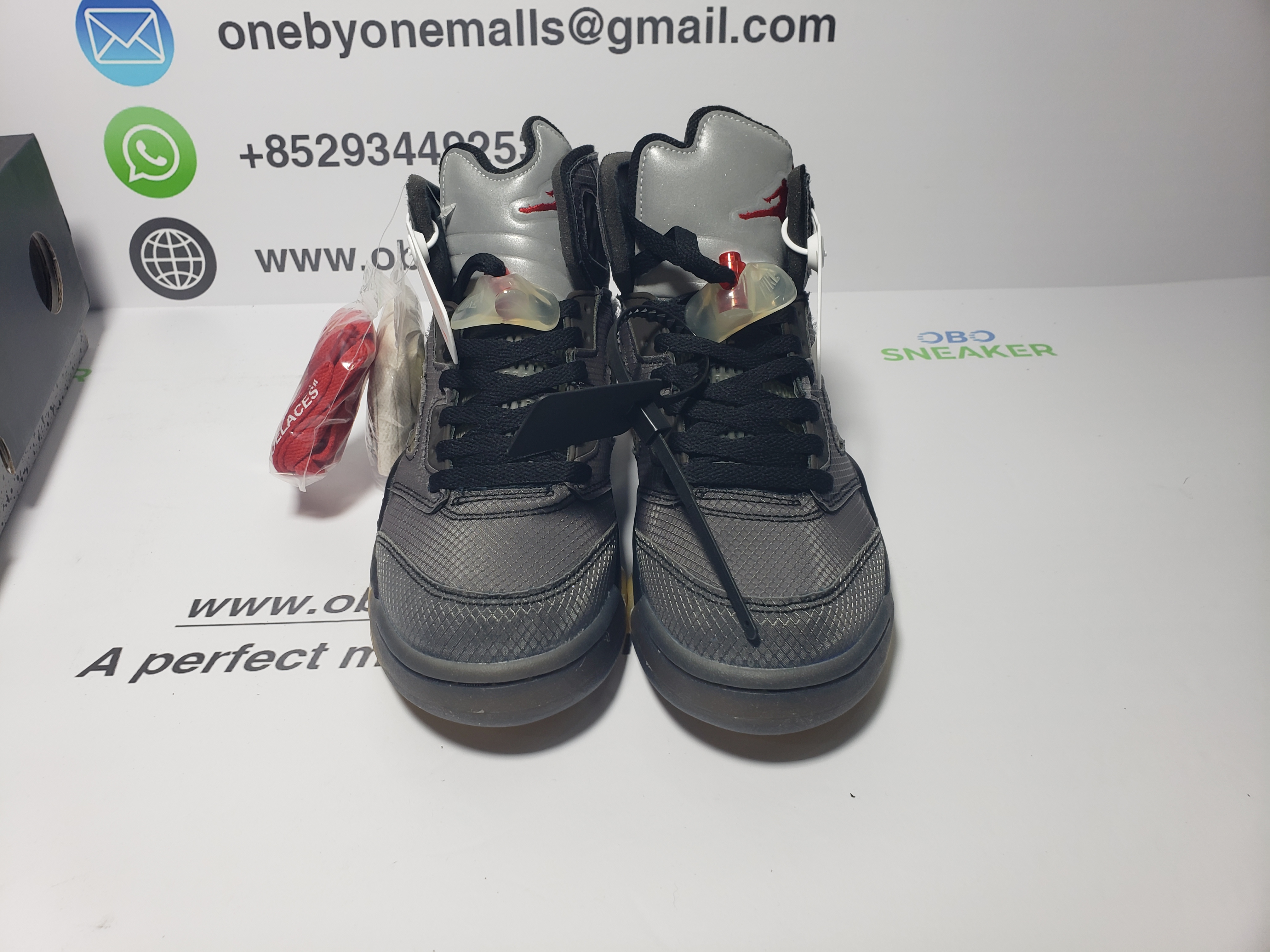 Air Jordan 5 Retro Off-White Black CT8480-001 review obosneaker 01