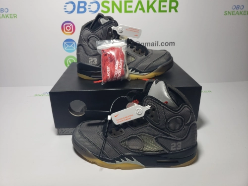 Air Jordan 5 Retro Off-White Black CT8480-001 review 