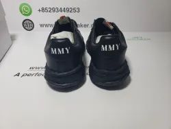 Maison Mihara Yasuhiro Blakey OG Sole Leather Low Black A06FW702-BLK review obosneaker 03