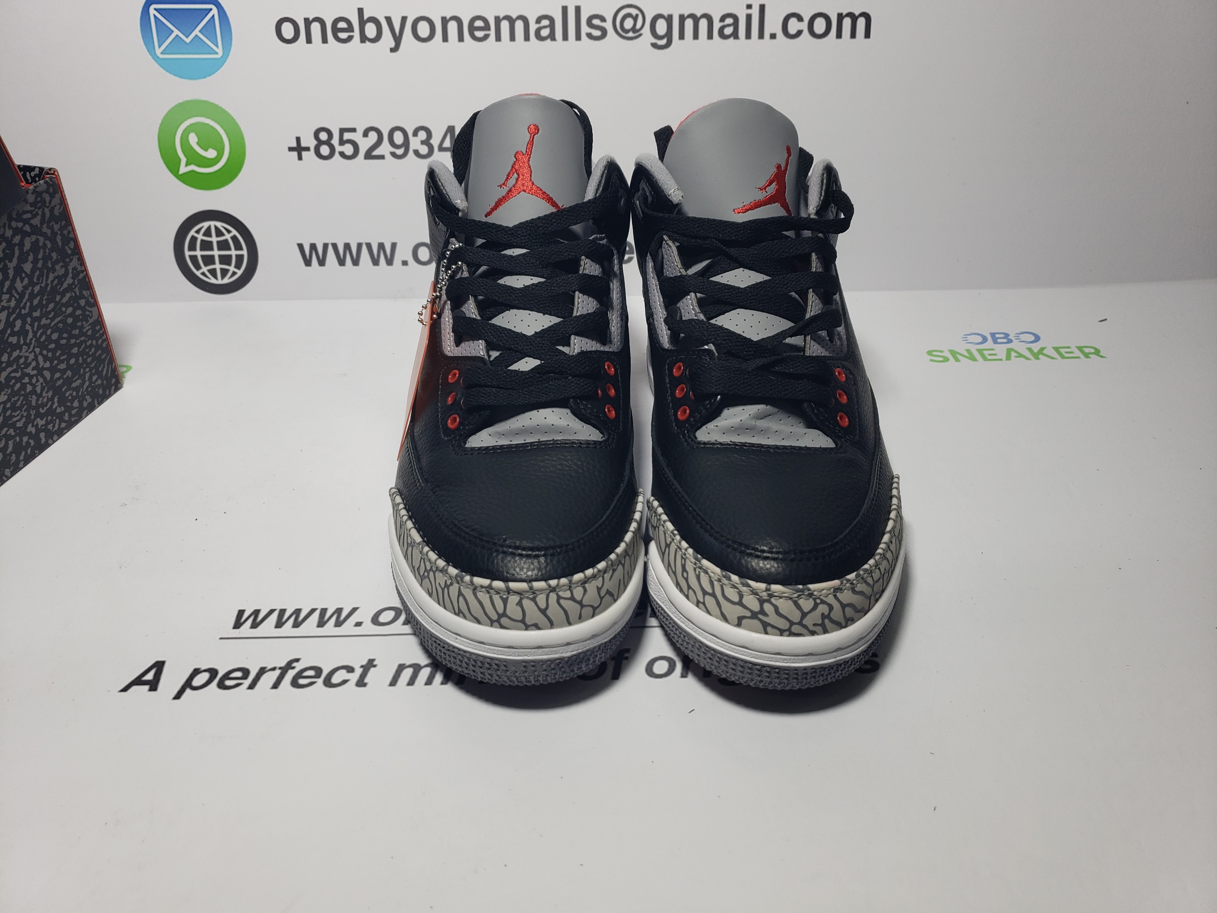 Air Jordan 3 Retro Black Cement (2018)  854262-001 review obosneaker 01