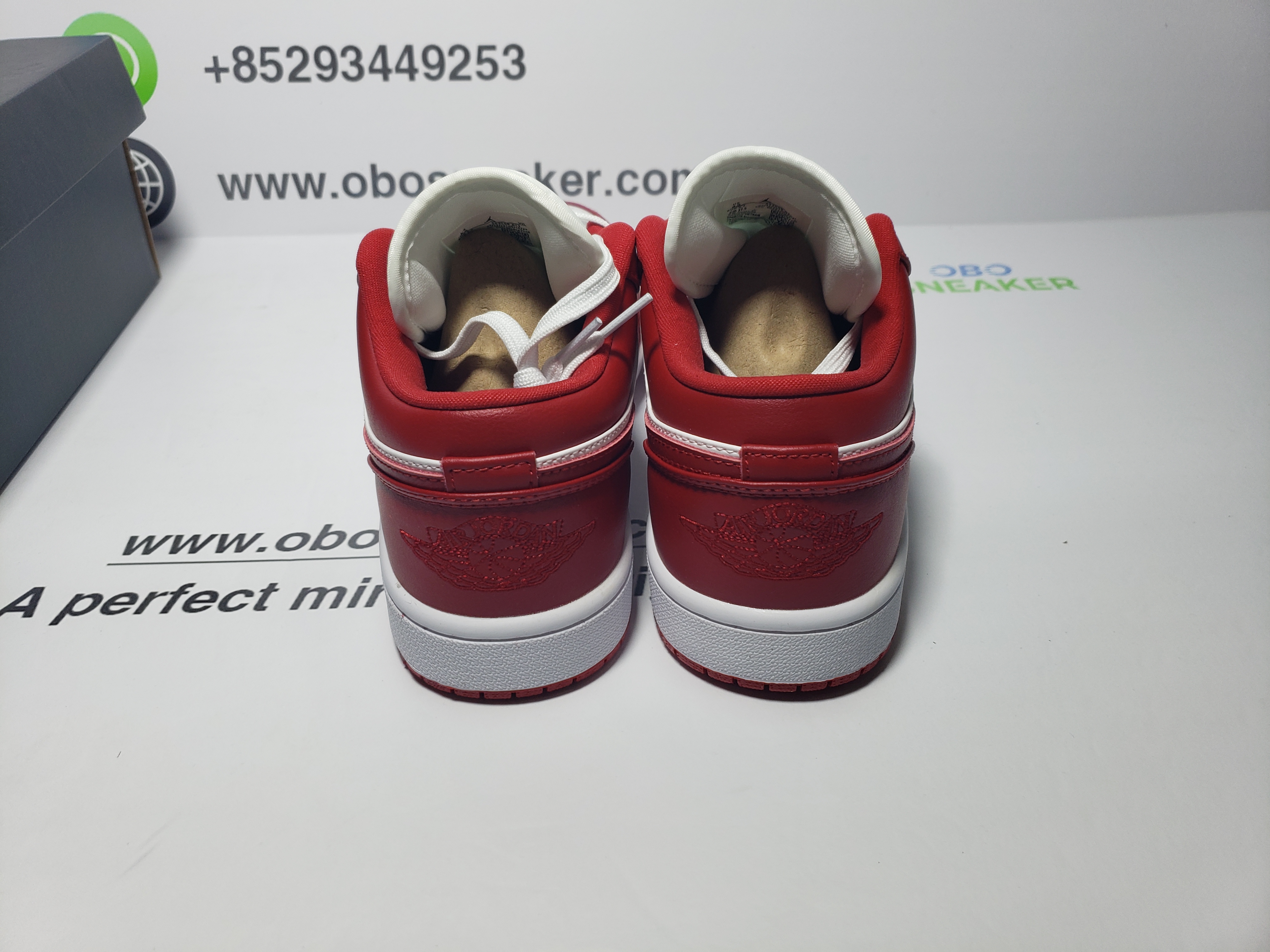 Air Jordan 1 Low Gym Red White 553558-611  review obosneaker 01