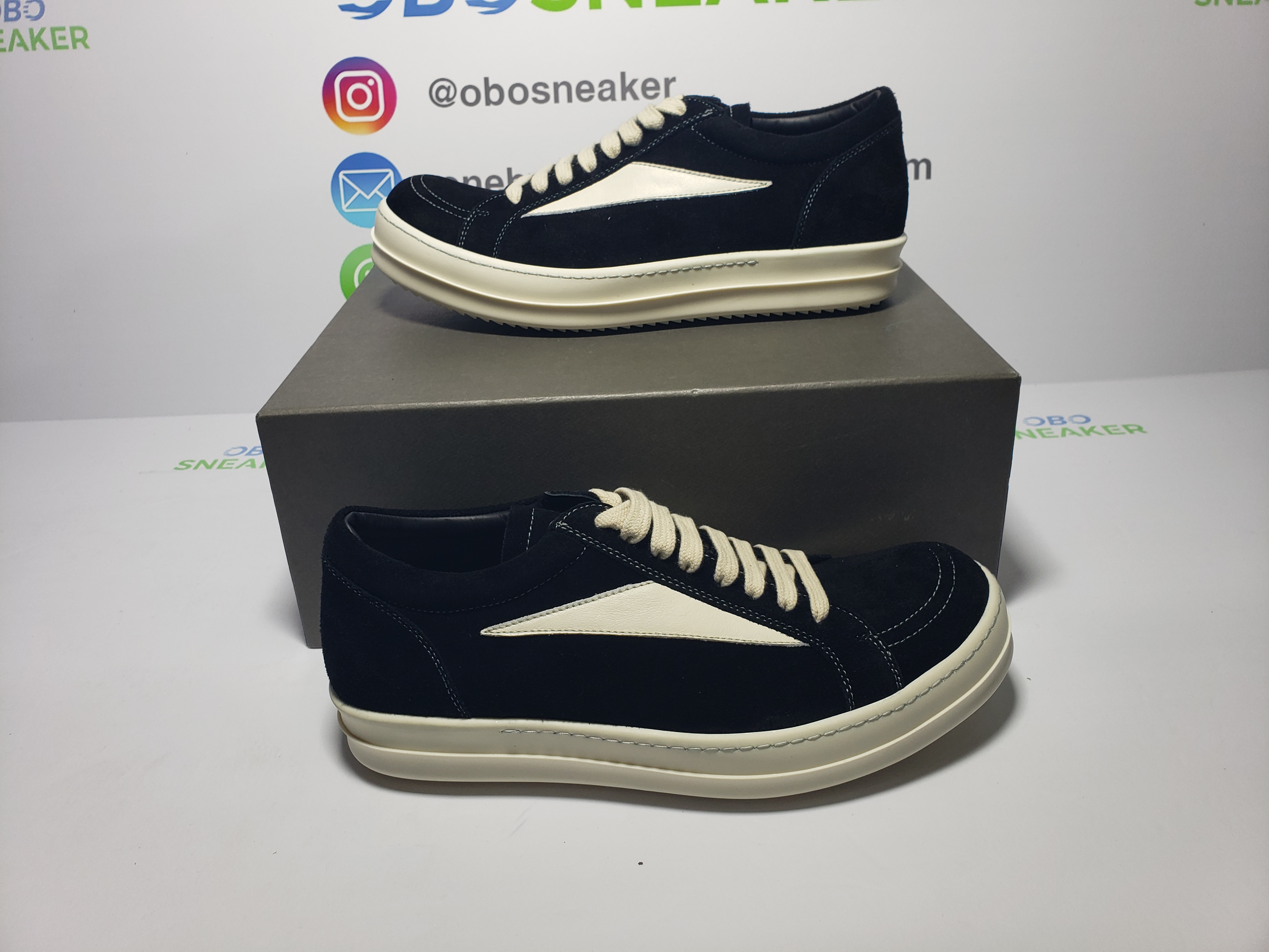 Rick Owens Luxor Vintage SneaksBlack Milk RU01D3897-LBKLCO-911 review obosneaker 02