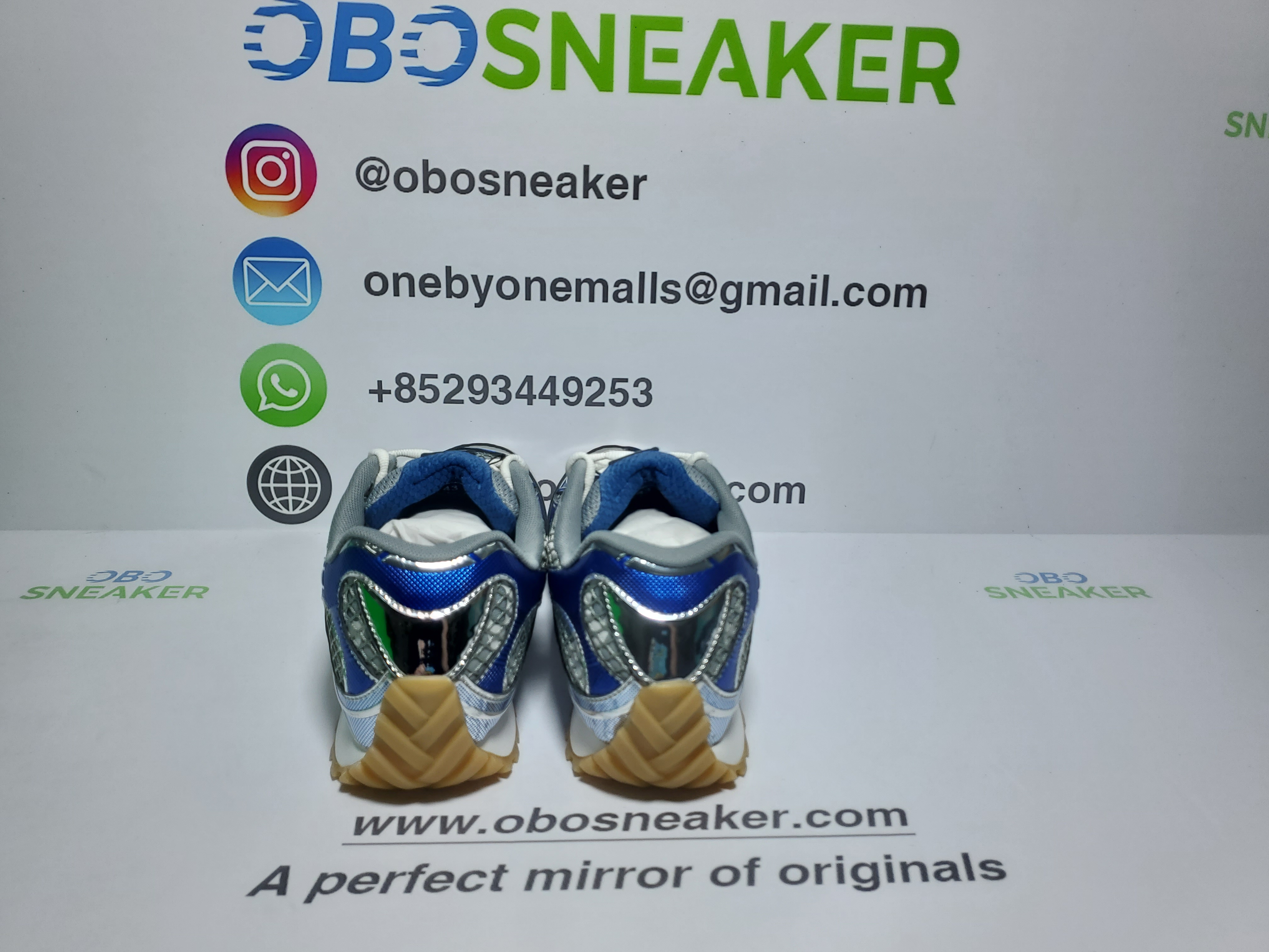 Bottega Veneta Orbit Silver Blue Grey 741357V2X401375 review obosneaker 00