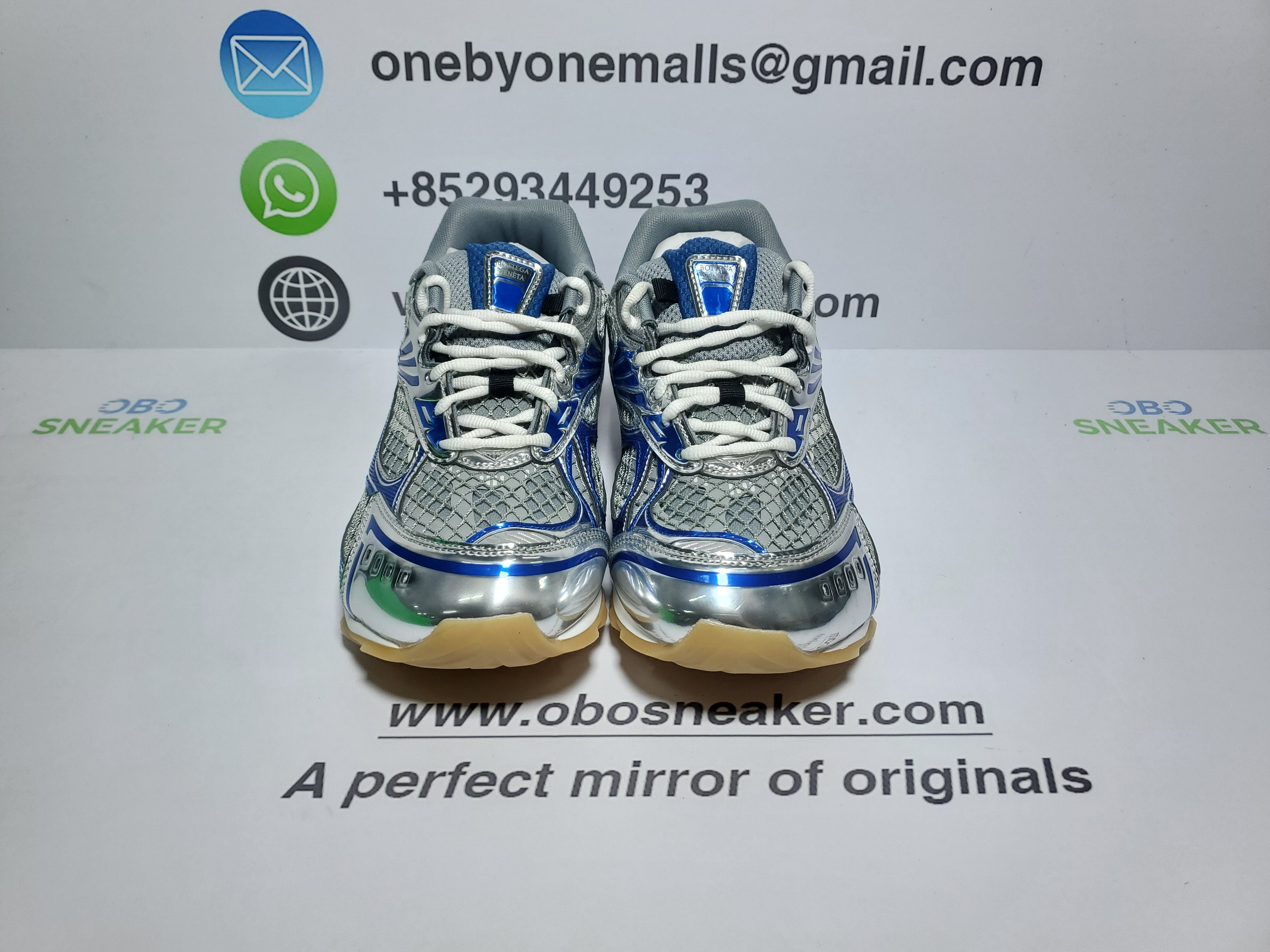 Bottega Veneta Orbit Silver Blue Grey 741357V2X401375 review obosneaker 01