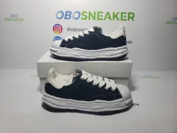 Maison Mihara Yasuhiro Blakey OG Sole Canvas Low Black No Logo  A06FW704 review obosneaker 02